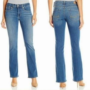 Levi's Signature Low Rise Boot Cut Jeans Size Misses 14 Long